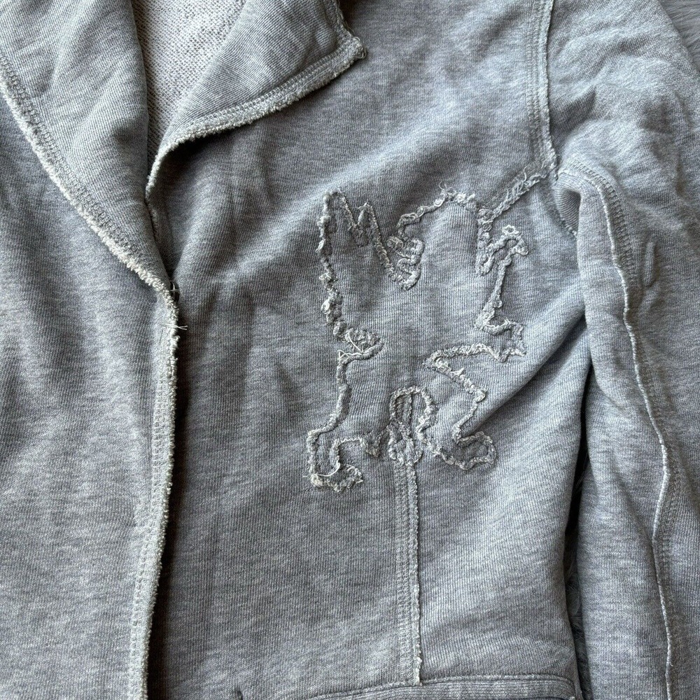 Triple Five Soul Jacket Blazer Grey Embroidered Casual Dance Teens Womens READ - Picture 2 of 14